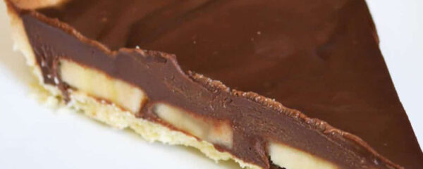 tarte au chocolat et à la banane